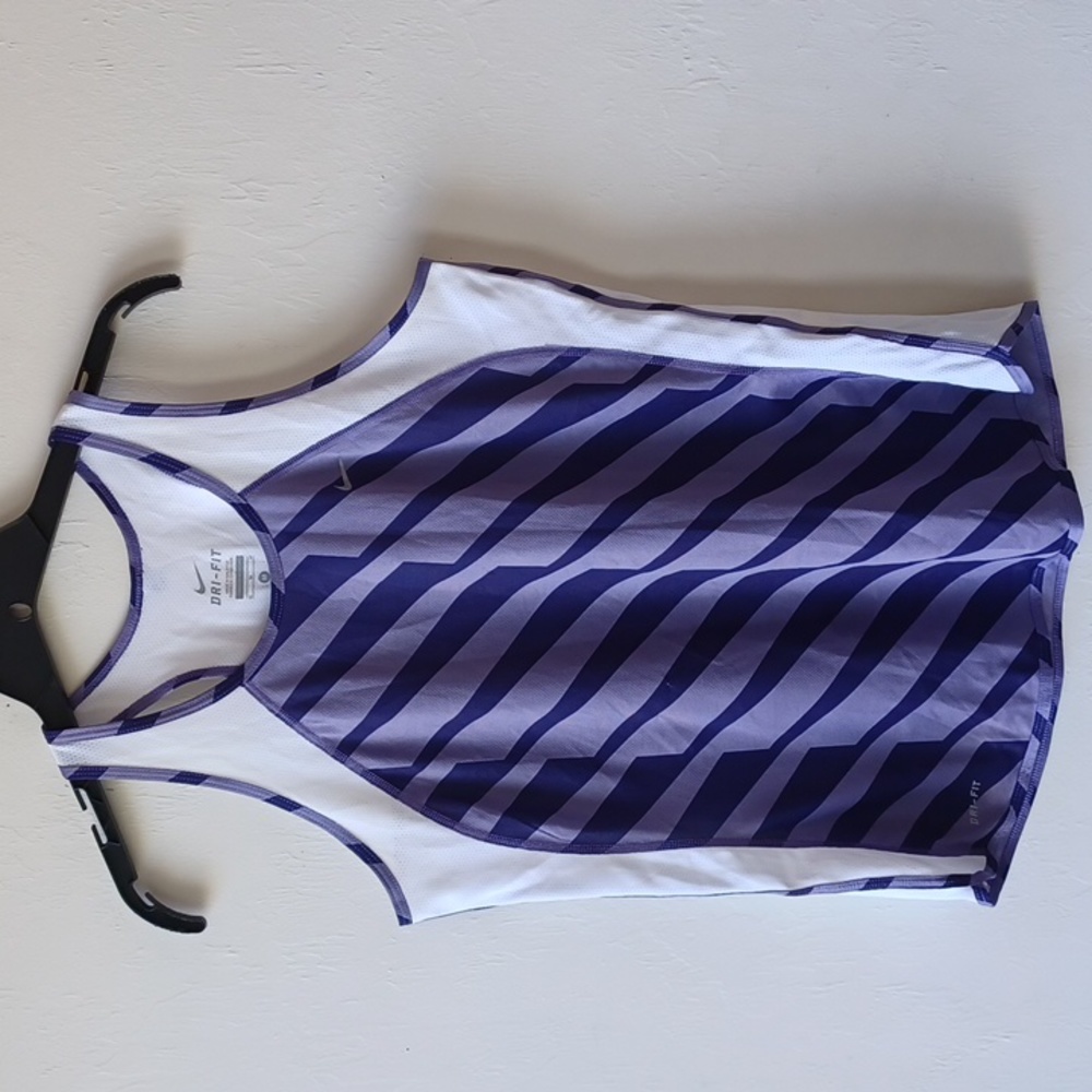 NIKE Ladies Drifit tank top size:M Tennis Athletic Purple